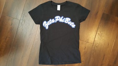ZETA PHI BETA SORORITY T-SHIRT BLACK ZETA PHI BETA SHORT SLEEVE T-SHIRT 1920 #1