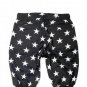 MENS FLEECE JOGGER SHORTS Star Spangle Print Jogger Shorts Casual Shorts M-2X