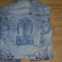 Sleeveless denim jean vest Bleach Wash Distressed Denim jean Vest Jacket M-2X