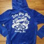 ZETA PHI BETA SORORITY Hoodie Blue Long sleeve Drawstring Hoodie Top 1920
