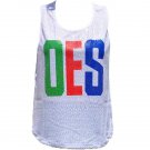 ORDER OF EASTERN STAR SLEEVELESS SEQUENCE SHIRT OES WHITE DRESS CASUAL TEE S-3X