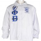 Zeta Phi Beta Sorority Line Jacket White Zeta Phi Beta Crossing Line Jacket S-4X