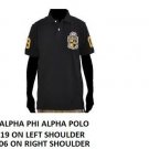 ALPHA PHI ALPHA Fraternity Short Sleeve Polo Shirt  1906 ICE COLD Polo top 06