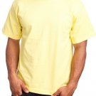 YELLOW  SHORT SLEEVE T SHIRT MENS HEAVY WEIGHT CREW NECK T SHIRT  S-7X 6 PACK