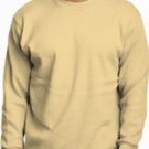 KAHKI LONG SLEEVE T SHIRT HEAVY WEIGHT CREW NECK T SHIRT  S-7X 6 PACK