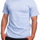 SKY BLUE SHORT SLEEVE T SHIRT MENS HEAVY WEIGHT CREW NECK T SHIRT  S-7X 6 PACK
