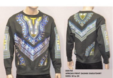African Dashiki  AFRICAN PRINT DASHIKI SWEATSHIRTS Black Panther Africa Tops