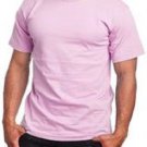 PINK SHORT SLEEVE T SHIRT MENS HEAVY WEIGHT CREW NECK T SHIRT  S-7X 6 PACK
