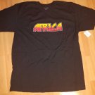 Africa Logo Short sleeve T-shirt Vintage style 80's Africia T-shrit Tee XL