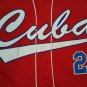 CUBA baseball Jersey Red Latin Baseball Jersey Negro Leagues Baseball Jersey S