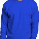 ROYAL BLUE LONG SLEEVE T SHIRT HEAVY WEIGHT CREW NECK T SHIRT PRO5 S-7X 6 PACK
