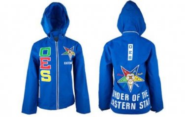 Order of the Eastern Star Windbreaker Jacket OES Masonic Windbreaker Medium