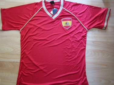 Spain Soccer Jersey Mens Espana Spain short sleeve Soccer Jersey S-2X #1