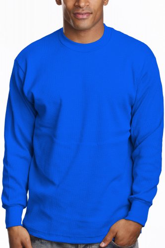 TURQUOISE LONG SLEEVE HEAVY WEIGHT THERMAL T SHIRT LONG SLEEVE THERMAL TEES