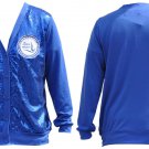 ZETA PHI BETA SORORITY SWEATER BLUE SEQUENCE LIGHT WEIGHT CARDIGAN SWEATER S-3XL