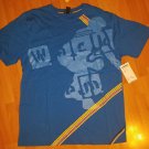 Members Only Blue Short sleeve T-shirt Vintage style 80's Tee Members Only M-2XL