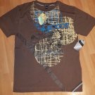 Members Only Brown Short sleeve T-shirt Vintage style 80's Tee Members Only XL