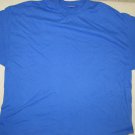 MENS ROYAL BLUE SHORT SLEEVE T-SHIRT AAA BLUE SLEEVE CREW NECK TEE 3XL 1PC