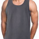 DARK GRAY TANK TOP T-SHIRT HEAVY WEIGHT TANK TOP T-SHIRT TANK TOP TEE'S  6PC