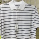 White Black stripe polo shirt White Black stripe short sleeve polo shirt Polo