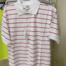 Red white stripe polo shirt White Red stripe short sleeve polo shirt Polo shirt