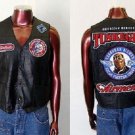 Tuskegee Airmen Red tails Leather Vest Jacket  Red Tails Motorcycle Vest XL