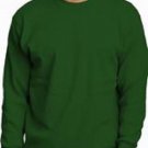 GREEN LONG SLEEVE T SHIRT MENS HEAVY WEIGHT CREW NECK T SHIRT  S-7X 6 PACK