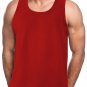 RED TANK TOP T-SHIRT HEAVY WEIGHT TANK TOP T-SHIRT TANK TOP TEE'S  6PC