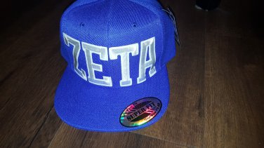 ZETA PHI BETA SORORITY BASEBALL HAT Z PHI B BLUE WHITE BASEBALL HAT SORORITY #1