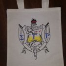 SIGMA GAMMA RHO COTTON TOTE  BAG SHOULDER BAG S-GRHO 1922  TOTE BAG