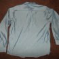 Blue long sleeve button up shirt Mens blue casual dress shirt Blue long sleeve L
