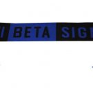 Phi Beta Sigma blue white Scarf Mens blue white fraternity scarf 1914 GOMAB #2