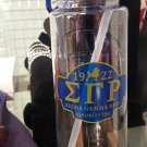 Sigma Gamma Rho Sorority Water bottle Divine 9 Jug Jar 16 oz Drink Container