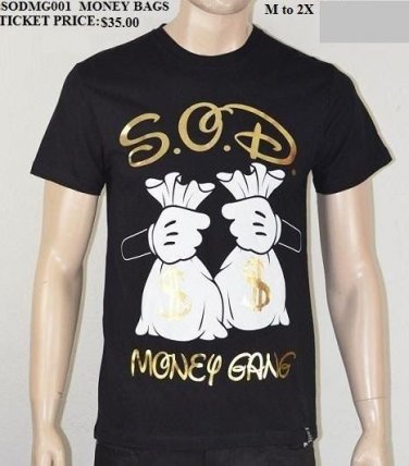 STACKS ON DECK MONEY GANG T-SHIRT SOLJA BOY SODMG Short sleeve t-shirt M-2XL #4