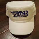 ZETA PHI BETA SORORITY WHITE CADET HAT Z PHI B BASEBALL CAP SORORITY HAT 1920