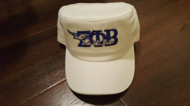 ZETA PHI BETA SORORITY WHITE CADET HAT Z PHI B BASEBALL CAP SORORITY HAT 1920