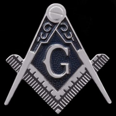 Mason Masonic Symbol Auto Emblem Freemason Silver Car Emblem Sticker