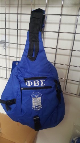 Phi Beta Sigma Sling Backpack Bag Divine 9 Fraternity Sling Bag Shoulder strap