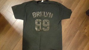 BROOKLYN  SHORT SLEEVE T- SHIRT BLACK BRKLYN SHORT SLEEVE CREW NECK T-SHIRT L