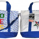 ORDER OF EASTERN STAR SORORITY CANVAS HAND BAG PURSE TOTE GYM BAG SHOULDER BAG