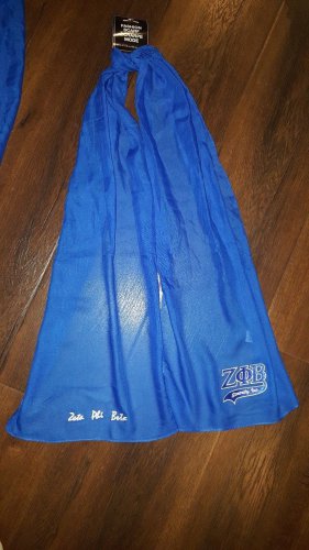 ZETA PHI BETA SORORITY BLUE Neck Scarf ZETA FASHION SCARF WRAP 1920 #1