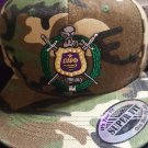 OMEGA PSI PHI CAMOUFLAGE CAP HAT CAMOUFLAGE QUE-DOG BASEBALL HAT CAP 1911