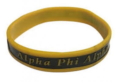 Alpha Phi Alpha Fraternity Silicone Bracelet 1906 ICE COLD ALPHA PHI ALPHA