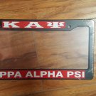 KAPPA ALPHA PSI Fraternity Plastic License Plate Frame Black Divine 9 Frame