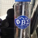 Phi Beta Sigma Fraternity Water bottle Divine 9 Jug Jar 16 oz Drink Container