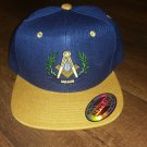 Freemason Masonic Mason cap Masonic Freemasonry Fraternity Blue Gold Mason hat