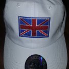 GREAT BRITAIN DAD HAT WHITE GREAT BRITAIN BASEBALL HAT CAP DAD HAT