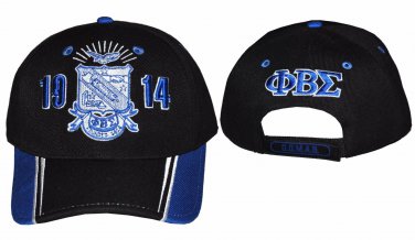 PHI BETA SIGMA FRATERNITY BASEBALL HAT CAP GOMAB BLUE BLACK  BASEBALL HAT CAP #2
