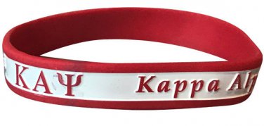 Kappa Alpha Psi Fraternity Silicone Bracelet Nupe 1911 wrist band #1