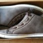 Brown Mens Casual Shoe Brown White Bottom zip up Shoes Sneakers loafers 9US